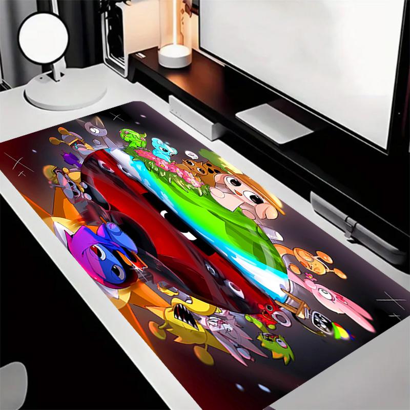 Sprunki8 Theme Premium Non-slip Mouse Pad with Stitched Edges,Durable Rubber Material,for Desktop & Gaming Great Gifts