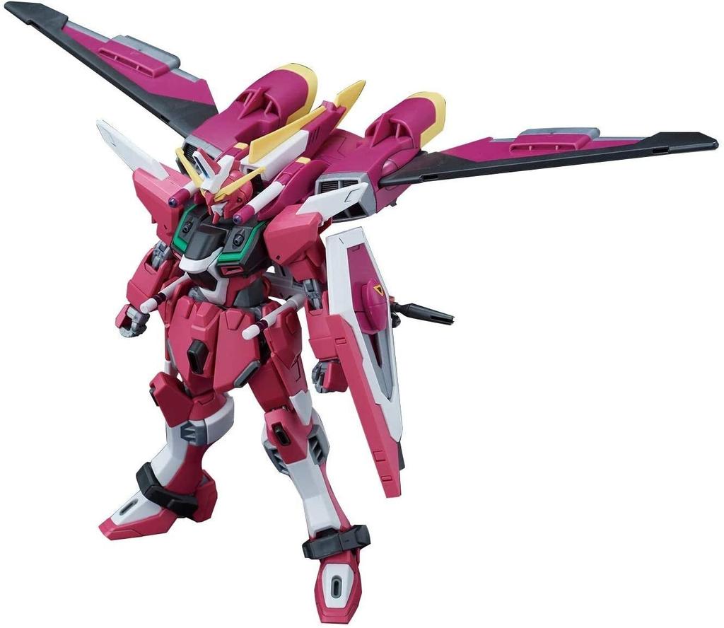 BANDAI SPIRITS HGCE Mobile Suit Gundam SEED DESTINY Infinite Justice Gundam Scale Plastic Model Kit 1/144 Pre-Colored