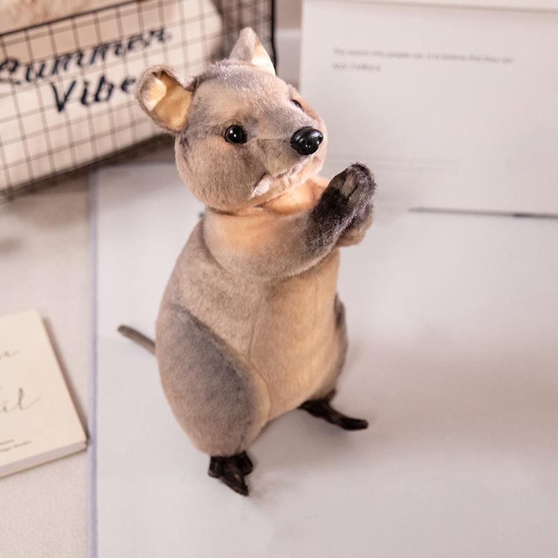 Милые Звоночки Животные-Благословение Енот Выдра Кукла Плюшевая Игрушка Кенгуру в Плаще Кукла Детская Тряпичная Кукла