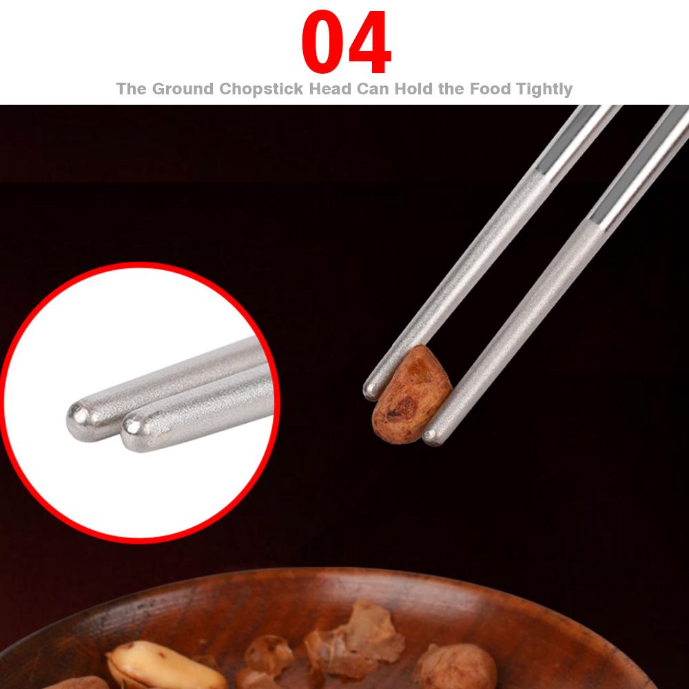 Titanium Chopsticks with Carbon Fiber One Pair