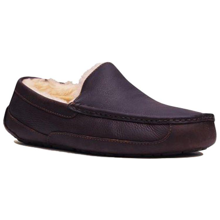UGG Аскот Коровья кожа Флисовая подкладка Согревающий Низкие Топы Athleisure Повседневная Спортивная Обувь 5379-CTEA