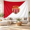 Monaco FC Wall Tapestry, Soft Fabric Wall Hanging, Decorative Backdrop For Bedroom Home Wall Art