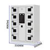 Huiyunxing Smart 10-Door Mobile Phone Charging Cabinet with Face & Fingerprint ID