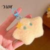 Charming Accessories for Totes Star Moon Plush Pendant, Cute Keychain Charm Adorable Charms Students with Lobster Clasp, Soft Stuffed Pendant