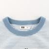 Children's clothing new summer children's short-sleeved T-shirt striped crew neck top, children's clothes