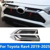 Для Toyota Rav4 Rav 4 Limited/LE/XLE/Hybrid -2024 2025 Хромированная Верхняя Решетка Радиатора Передняя Накладка Декоративная Отделка Аксессуары Стайлинг Автомобиля