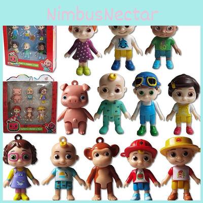 Детализированный игровой набор фигурок Cocomelon Jj Миниатюры Топпер для торта Коллекционная модель
