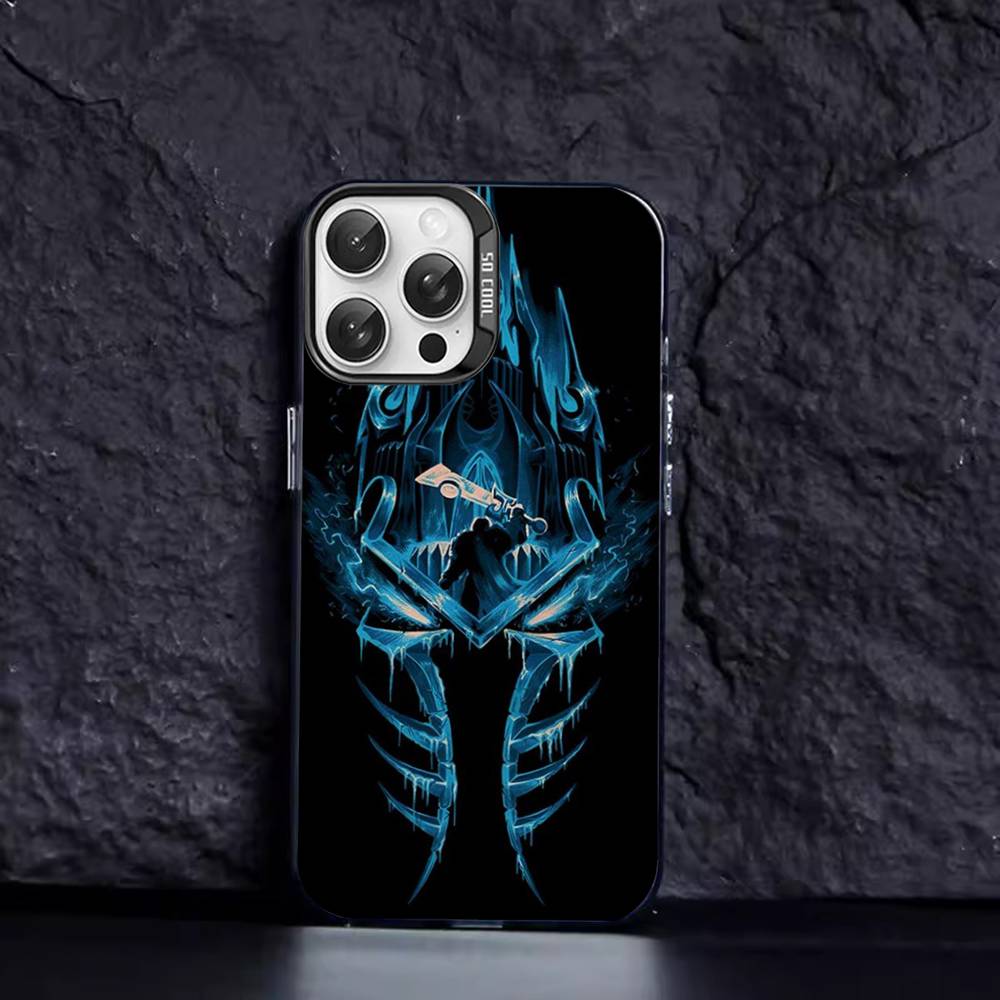 Чехол для телефона World Of Warcraft Для iPhone 17 16 15 14 13 12 11 Pro Max Plus Pro Цветной корпус