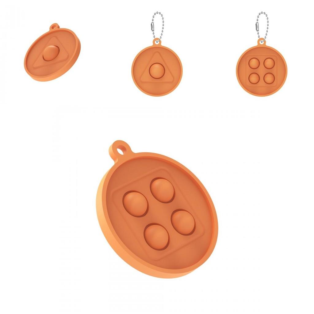 Игра в кальмара Поп Ит Простая ямочка Пузырьковый брелок-подвеска Непоседа для снятия стресса Веселье