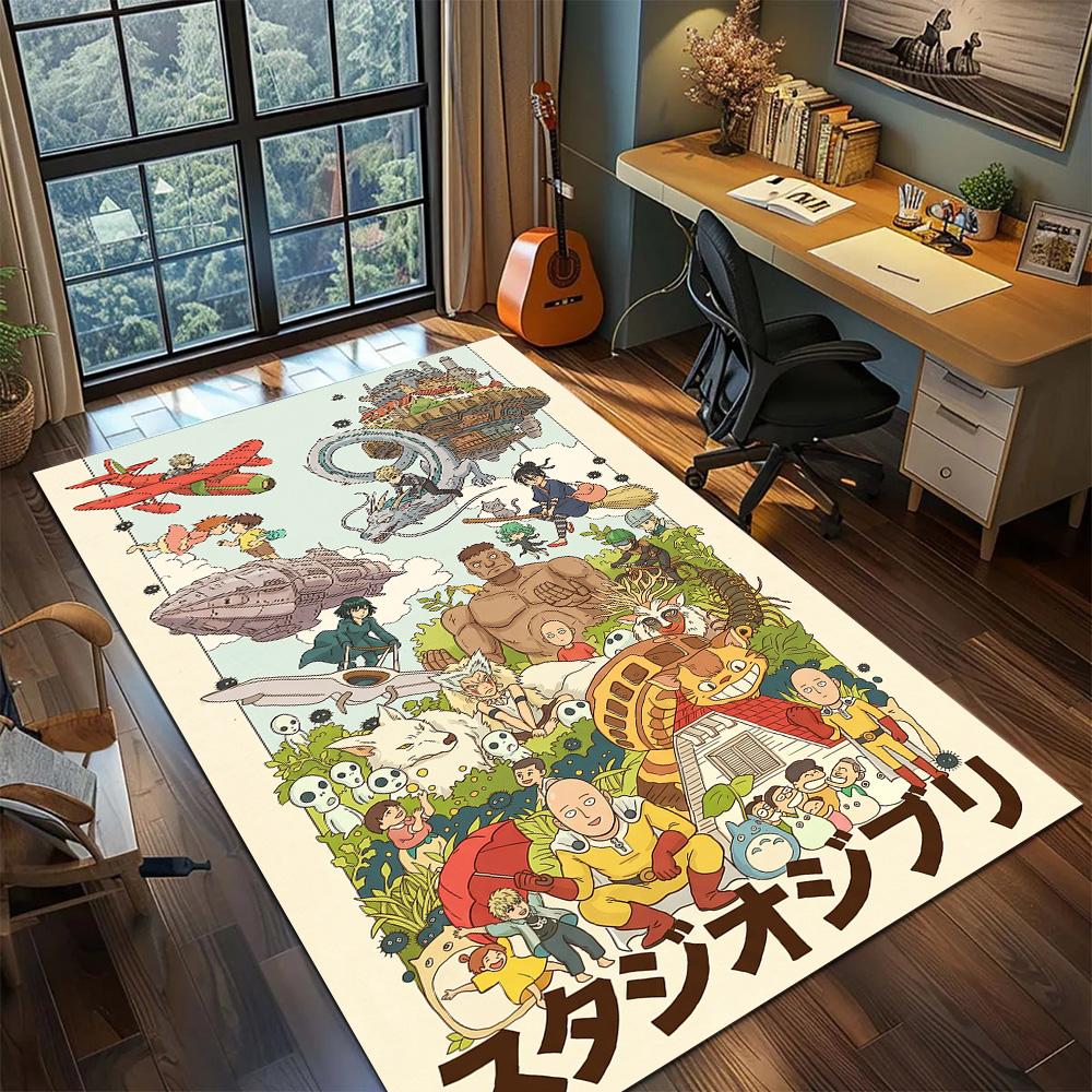 One Punch Man Carpet Floor Mat Large Area Gamer Bedroom Washable Non Slip Home Room Decor YUN6512