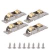 4 Set Sliding Patio Door Rollers Replacement Sliding Door Roller Assembly 88 Type Bearing for Home and Office Double