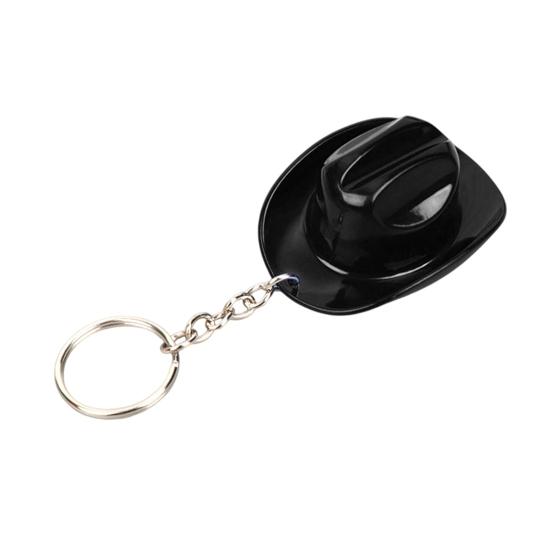 Yousheng Cowboy Hat Bottle Opener Keychain Rustic Western Cap Key Ring Beer Openers Dual Function Key Chain Cowgirl Theme Party Favor