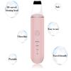 KKS Beauti Product Facial Lift Cleanser Electric pink Ultrasonic Sonic Peeling Ion Skin Scrubber Spatula Device
