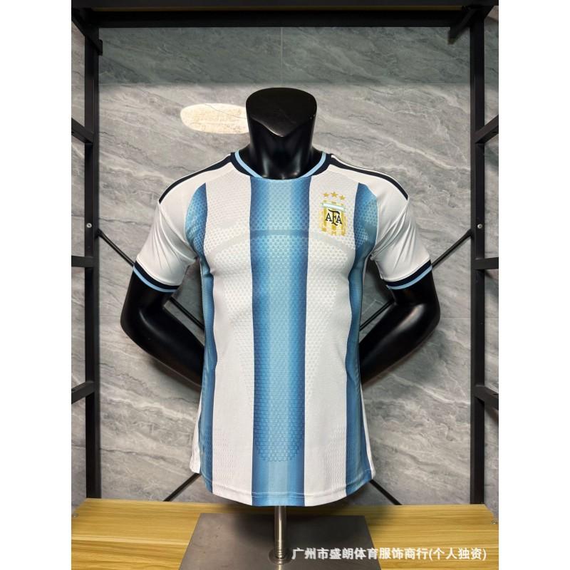 2026-2027 Argentina Player Version Short Sleeve Football Jersey Quick Dry Sports Top Men