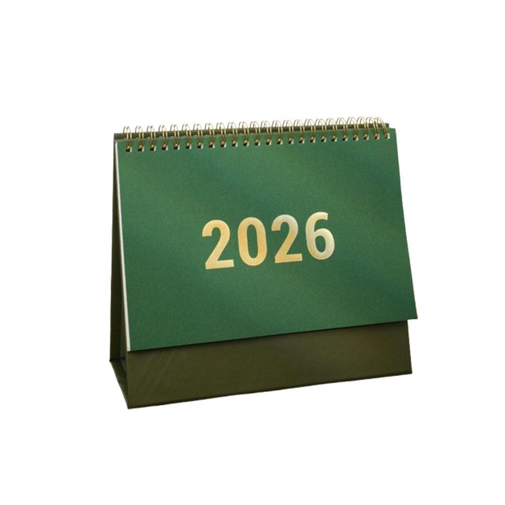 Stable Base Coil Calendar Writable Memo Standing Flip Calendar Table Planner Academic Planner