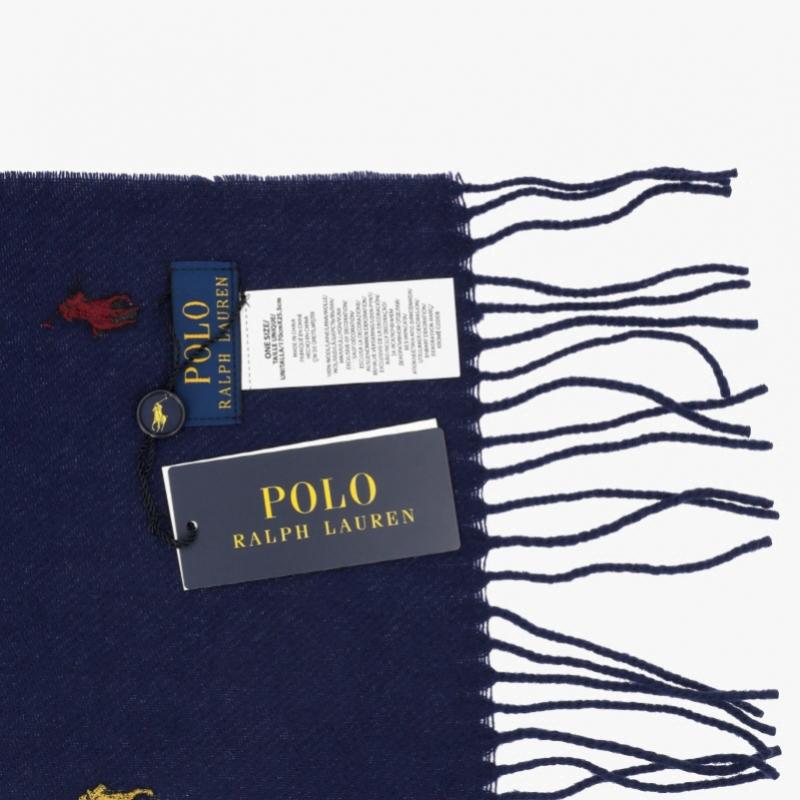 Polo Ralph Lauren Шарф с бахромой и вышивкой пони Pc1315 410