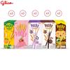 Glico Pocky Happiness Set C, Biscuit Stick Coated with Mango & Strawberry & Blueberry Yoghurt & Chocolate Almond & Choco Banana, 10 Pcs - Snack