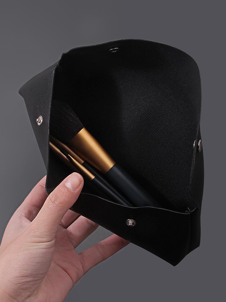 2025 New Portable 4Pcs Makeup Brushes Set With Storage Bag Soft Bristle For Foundation Blush Eyeshadow Daily Touch-Up Travel Use