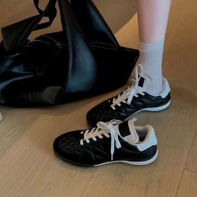 Повседневная спортивная обувь на шнуровке, женские кроссовки на толстой подошве, кеды