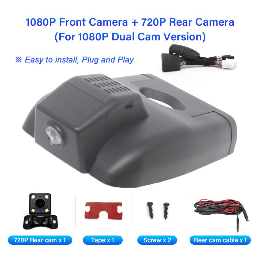 Plug and Play Dash Cam Wi-Fi Car DVR Camera Recorder Dashcam 170°FOV  For Lexus RX RX350 RX300 450hL 2020 2021 2025 High Quality