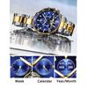 Perpetual Calendar Skeleton Tourbillon Watches Automatic Mechanical Watch Men Sport Business Stainless Steel Wrist Watch Relojes