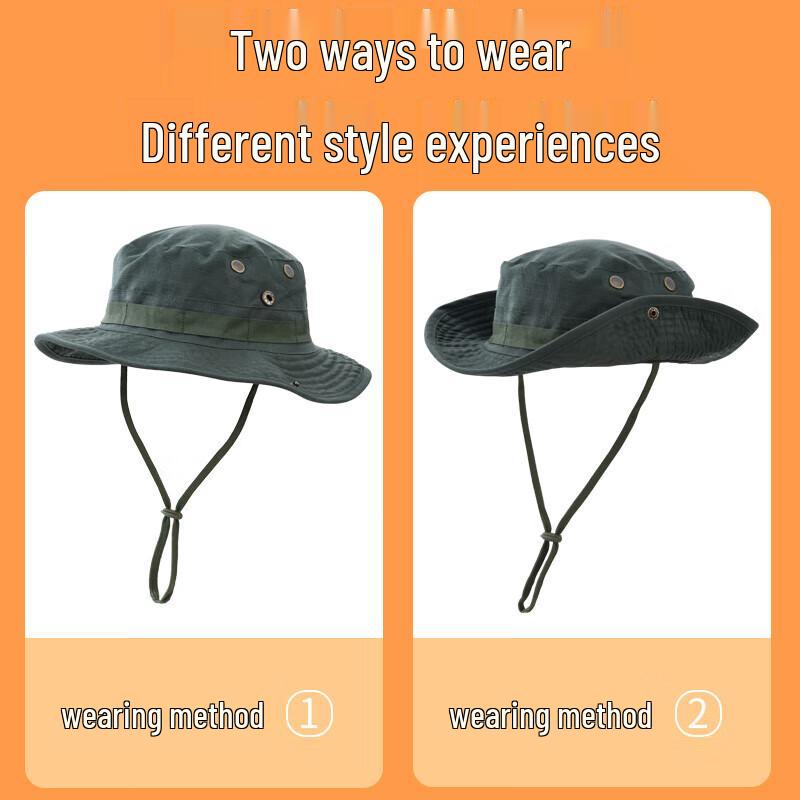 Outdoor Camouflage Sun Protection Boonie Hat and Balaclava Set