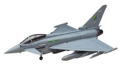 Одноместный пластиковый самолет Eurofighter Typhoon Королевских ВВС Хасегава E40 1/72