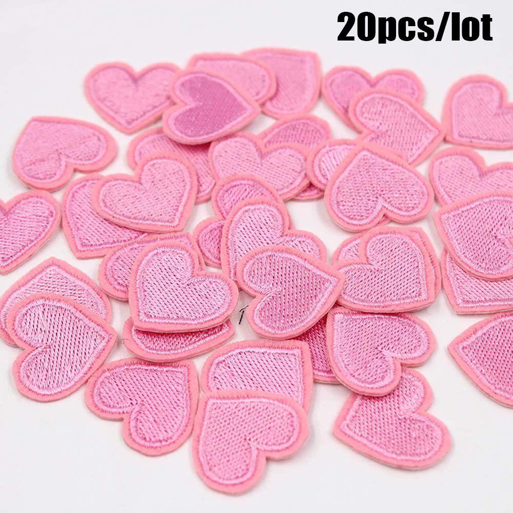 Sewing On Love Heart DIY Clothes Sticker Badge Patches Appliques
