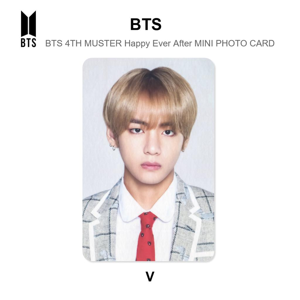 BTS BTS 4-Й МУСТЕР Happy Ever After МИНИ ФОТОКАРТОЧКА Официальная Фотокарточка