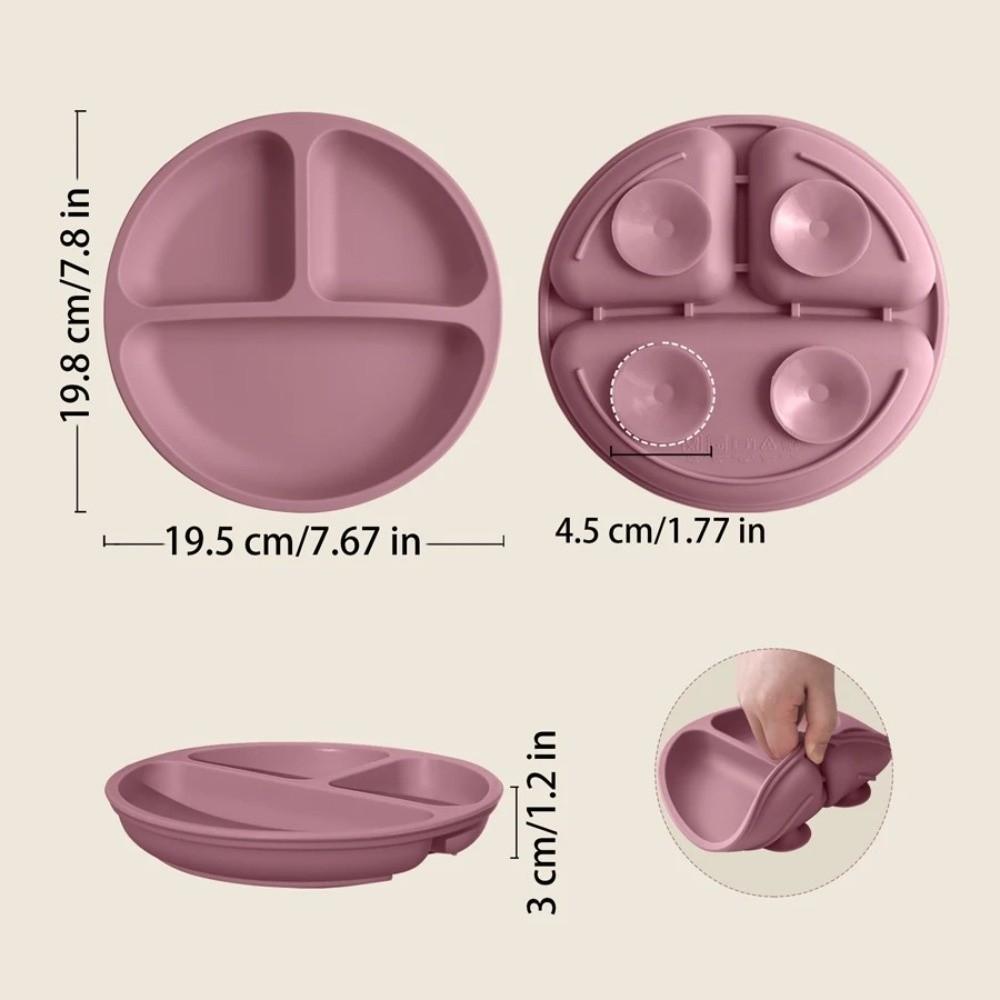 Silicone Material Silicone Dining Plate BPA Free Children Dishes Children Meals