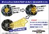 POSH FAITH Motorcycle Parts Sprocket Cover with Clutch Piston Base for ZRX1200DAEG Silver 072201-03