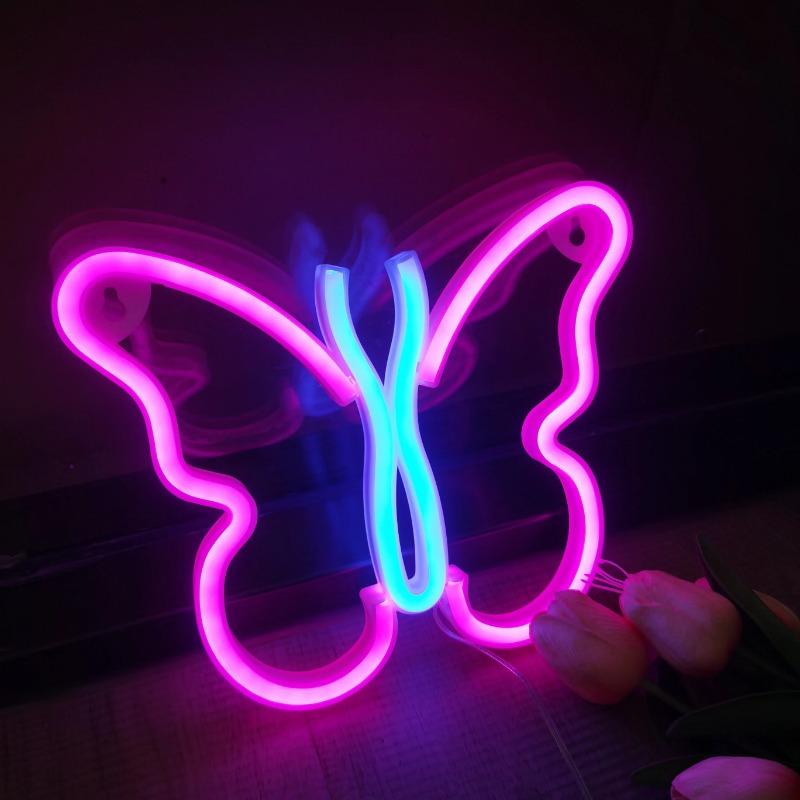 Светодиодная неоновая вывеска, USB/батарейки для бара, спальни, игровой комнаты, свадебной вечеринки, украшение стены, рождественский подарок