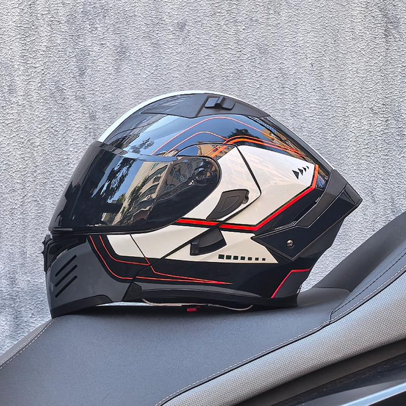 New OrzDOT Certified motorcycle open-face helmet for summer and all seasons, suitable for men and women, safe for motorcycling
