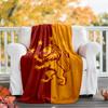 Galatasaray Flannel Blanket Soft All-Season Throw, Design for Camping, Car Travel, Hiking Sofa, Bed, Office Perfect Gift for Parties