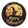 2D Pumpkin Head Art Decoration Wooden Hanging Pendant Door Decor Wreath Sign  Porch