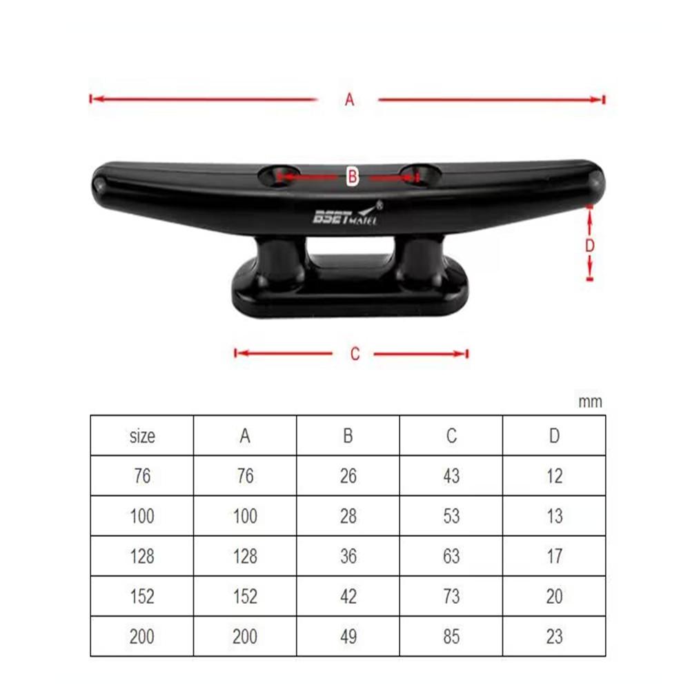 Нейлоновый пластик, низкая плоская планка, планка с открытым основанием, морская лодка, яхта, палубная линия, веревочная стяжка, оборудование для лодки, аксессуары