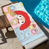 l-Littleforestfellow-W CUTE ANIME Towel Beach Quick Dry Soft Pool Towels Gift for Travel Gym Shower Camping sports