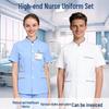 Высококачественная форма для медсестер и врачей: Женский комплект с длинным рукавом, пальто с коротким рукавом, китайский стиль