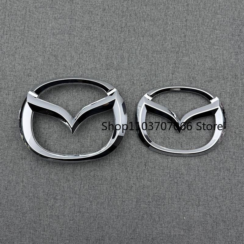 ABS Logo For mazda CX5 2017 2018 2019 2020 2021 Badge Car Front Grille Rear Trunk Logo Badge Sticker CX-5 SKYACTIV Logo Badge k1