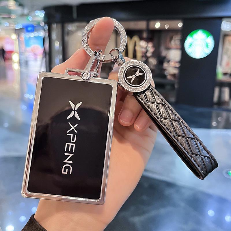 Чехол для карты-ключа Xpeng P7/G6/P5/G9/G3i: Защитный металлический держатель NFC для мужчин и женщин