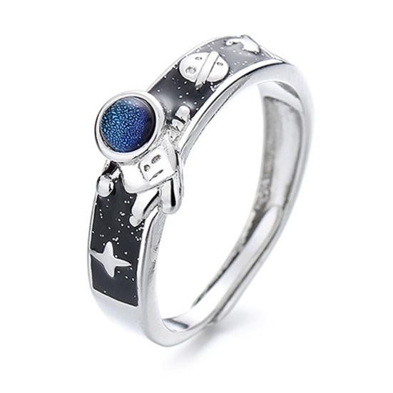 Кольцо на палец, гальваника, жетон любви, модный аксессуар, красивая мода, кольцо для пары космонавтов, ювелирный аксессуар