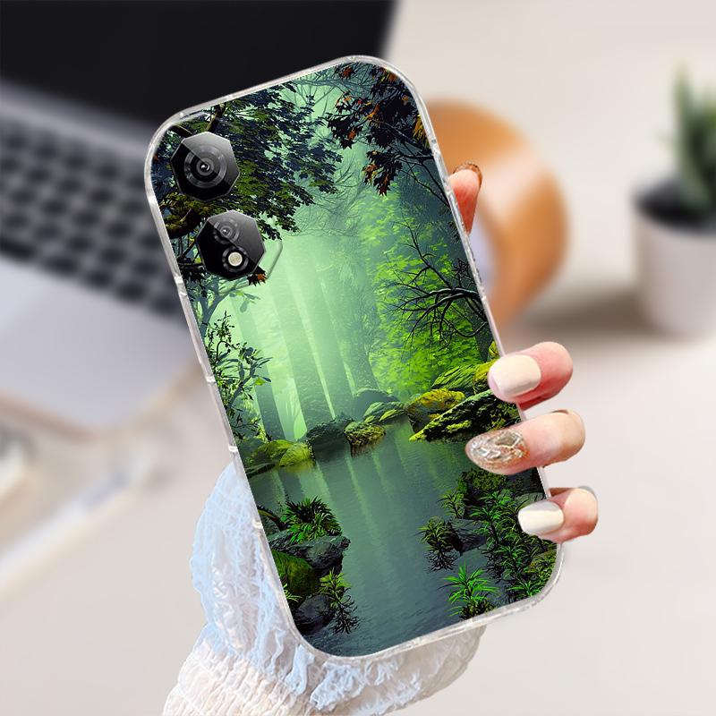 Чехол для ZTE Nubia Neo 2 5G NubiaNeo2 Мультяшное Животное Мягкий Силикон ТПУ Прозрачная Крышка Для Nubia Neo2 Z2352N Прозрачный Чехол Для Телефона