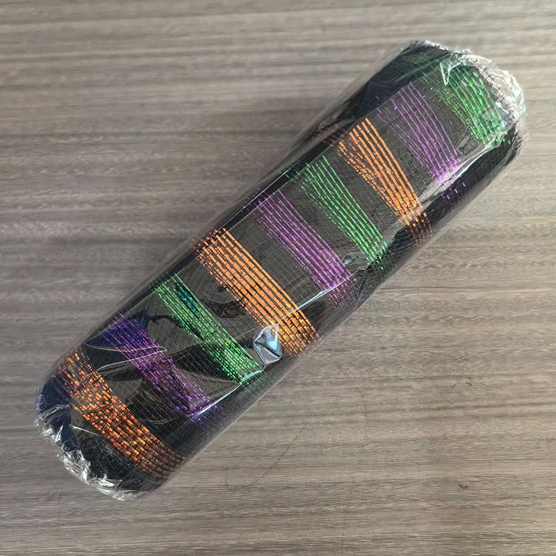 Рождественская сетка Лента Деко Металлическая Осенняя сетка Металлическая фольга Белая Красная Зеленая сетка Рулоны для DIY Рождественский проект Венки Вечеринка