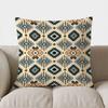 Bohemian Black And White Geometric Double-Sided Printed Pillow Cover Short Plush Suitable Living Rooms Sofas Throw Cushion Cover