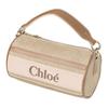 Chloe Zipper Adjustable Detachable Shoulder Strap Linen Tote Shoulder Bag Women Bags Light-Pink CHC24-AS682L17-26Y