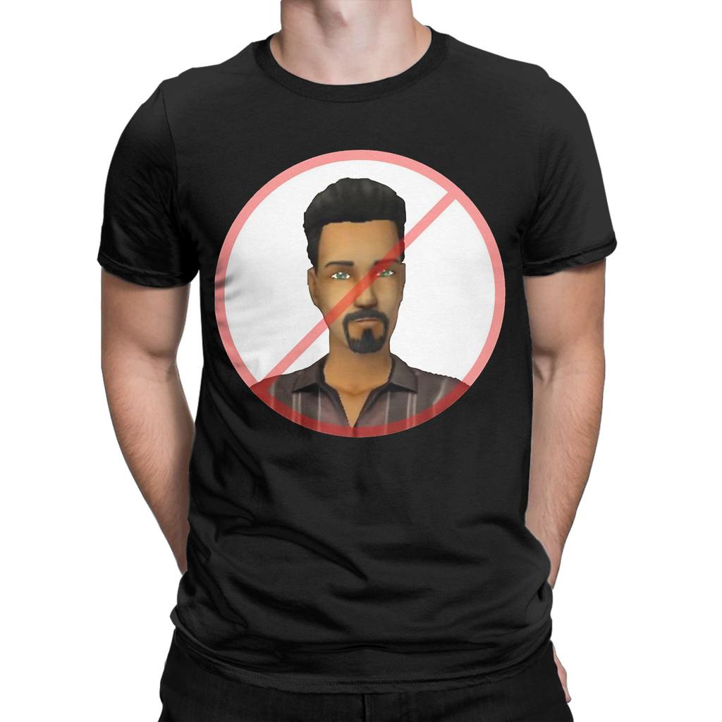 Унисекс футболка AntiDon Lothario The Sims Чистый хлопок Одежда Юмористическая Футболка с коротким рукавом и круглым вырезом Летние Футболки