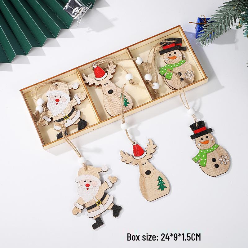 Christmas Cartoon Ornaments: Cute Santa, Snowman, and Reindeer Decorations for Kids