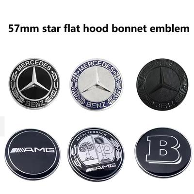 Новый Для Mercedes Benz 1 шт. 57 мм Автомобильный значок на капот Значок на капот Для Mercedes Benz W124 W140 W163 W202 W203 W204 W210 W211 W2
