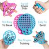 2Pcs Hand Grip Strengthener Silicone Hand Exercise Web Finger Strengthener for Fingers Arthritis Carpal Tunnel