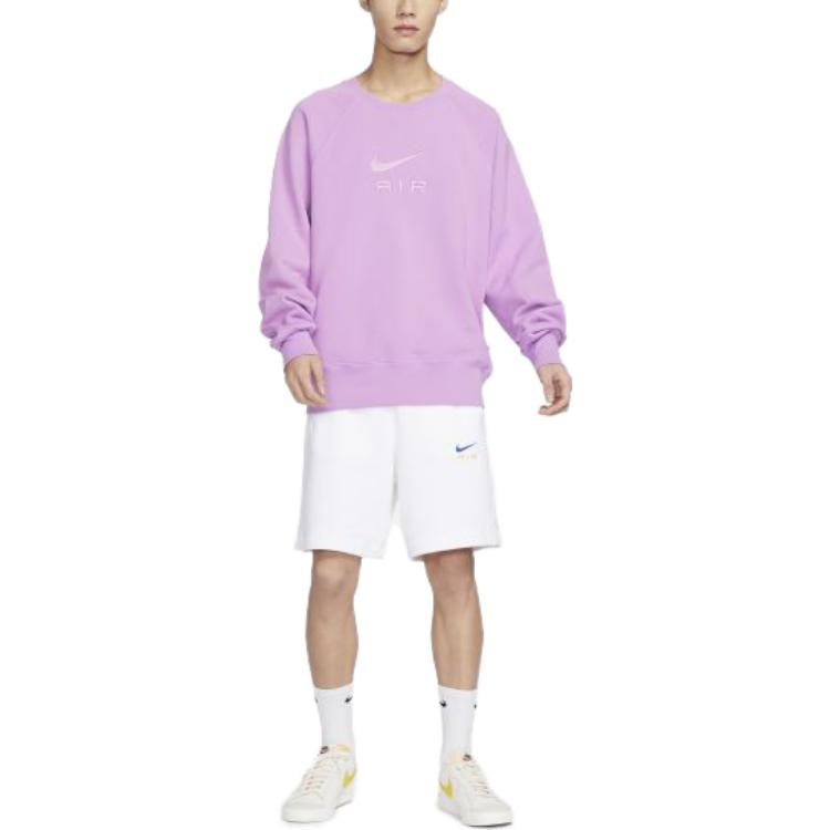 Nike Толстовки Мужские Фиолетовые С круглым вырезом Умеренные Другие DV9830-591